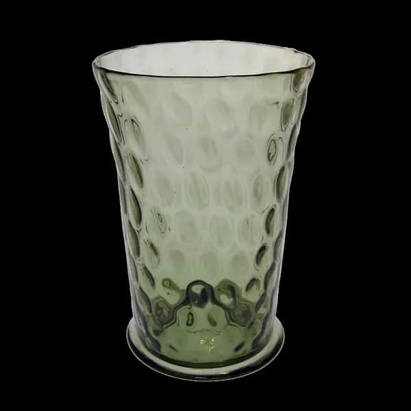 Spätmittelalterlicher Glasbecher mit Muldendekor, nach Original aus Böhmen