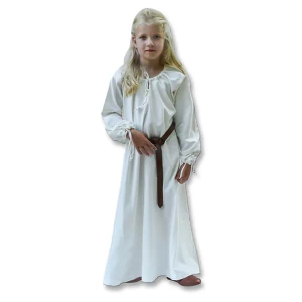 Kinder Mittelalterkleid Ana, natur in 128