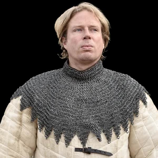 Bischofskragen, Kettenkragen mit Lederriemen und Schnallen, ARR