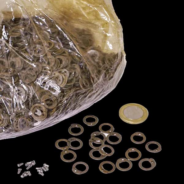 1kg Flache Kettenringe für Eigenbau von Kettengeflecht (FRN)