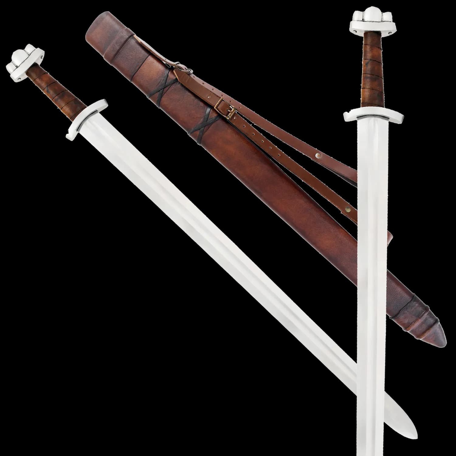 Frühes Wikingerschwert Godfred mit Scheide