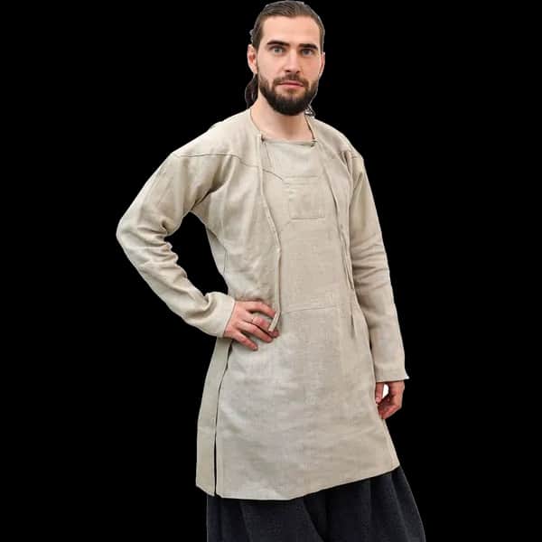 3XL- Viborg Wikinger-Tunika, nach Original, 100% Baltisches Leinen