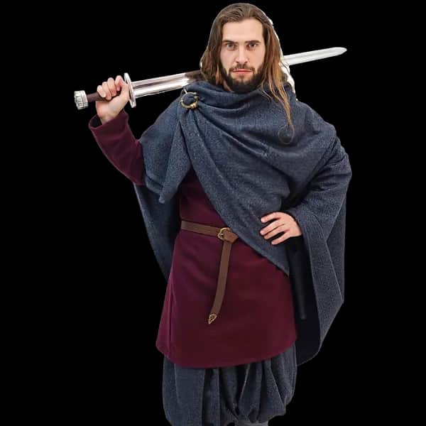 Alaric Wikinger Mantel, 80% Wolle 20% Nylon