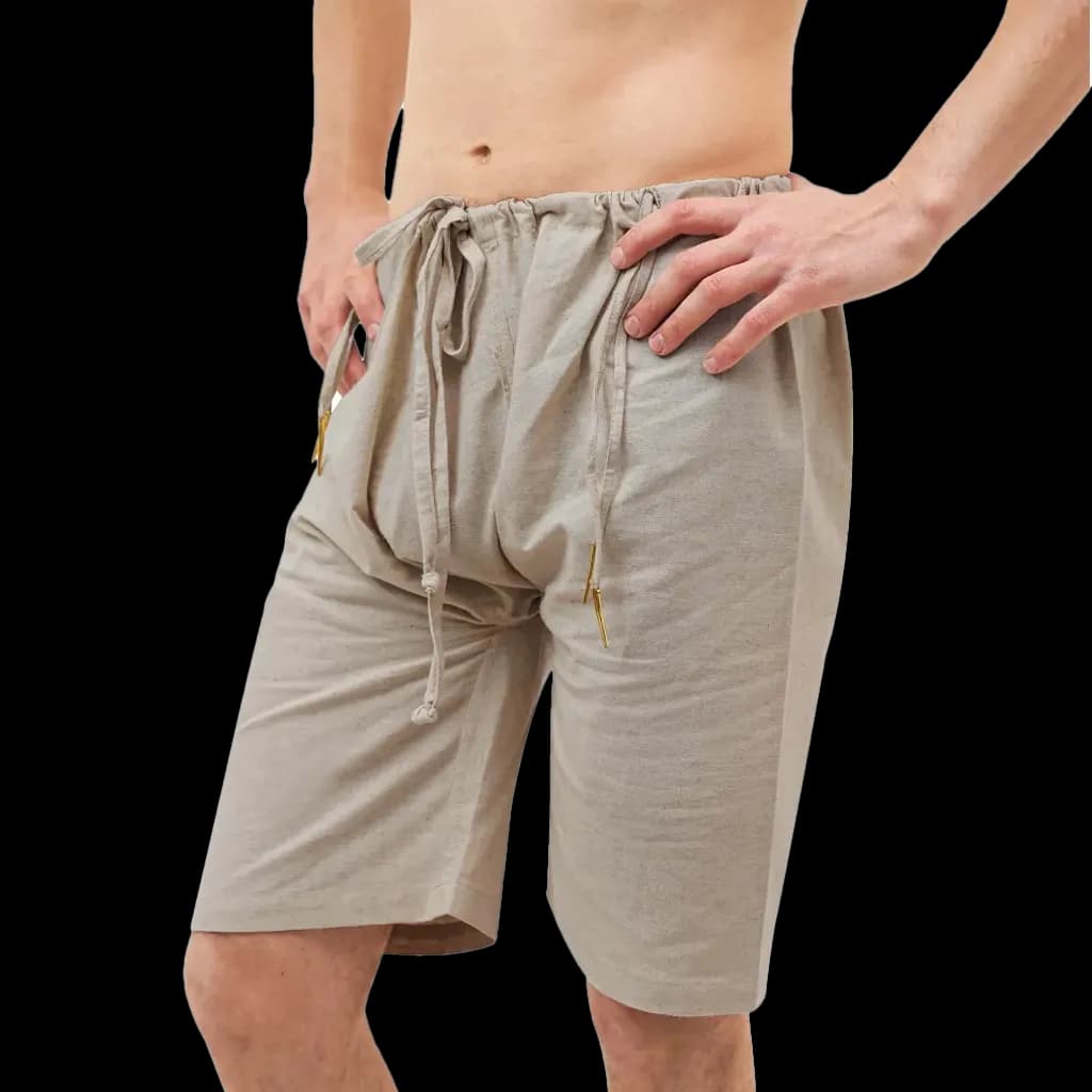 XXL/3XL- Mittelalterliche Rurik Bruche, 100% Baltischer Leinen