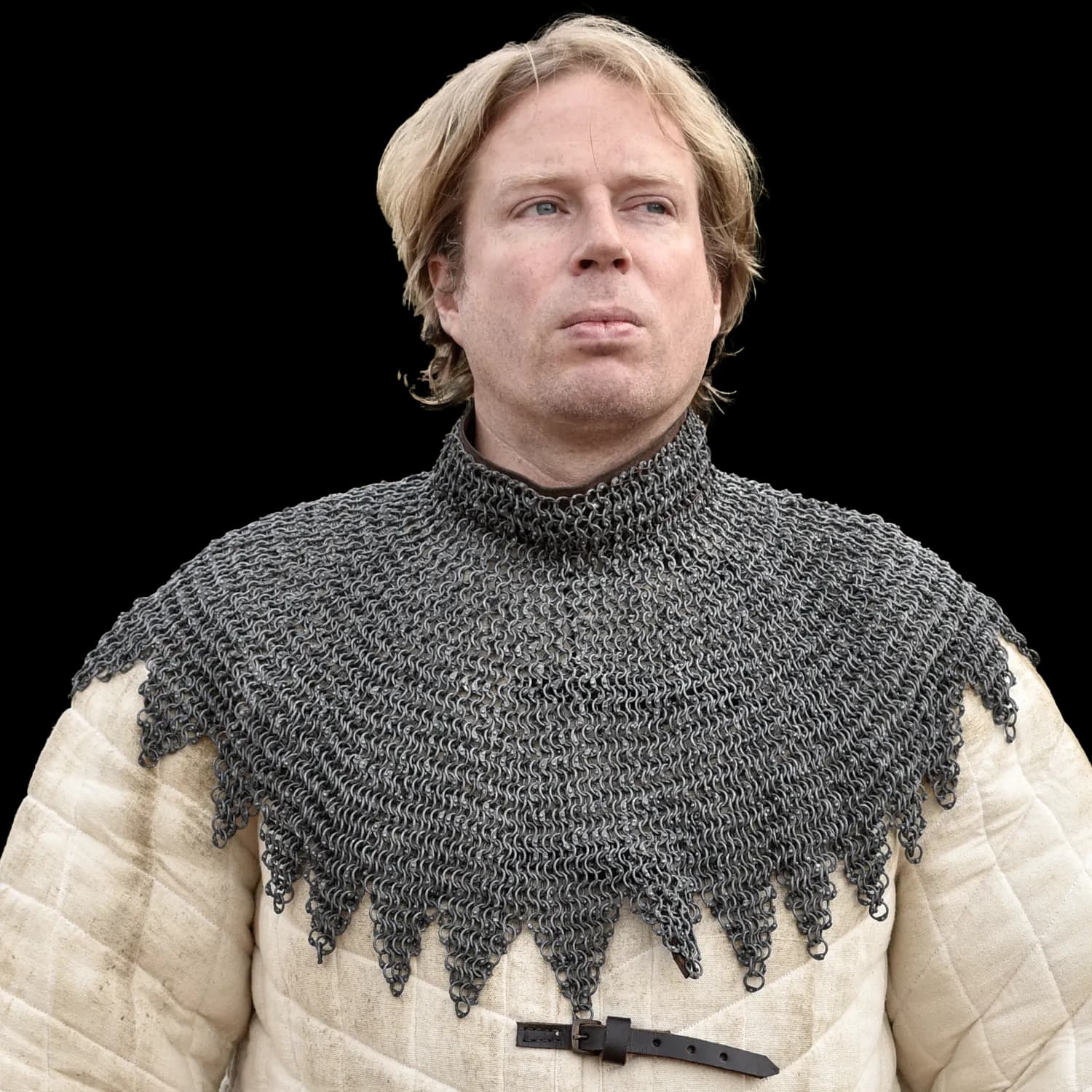 Bischofskragen, Kettenkragen mit Lederriemen und Schnallen, ARR