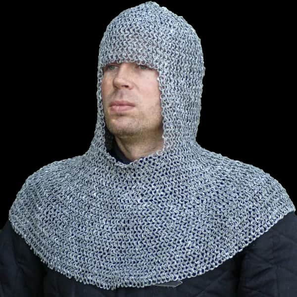 ARV-Kettenhaube mit Quadratischem Gesichtsausschnitt und Schulterabdeckung
